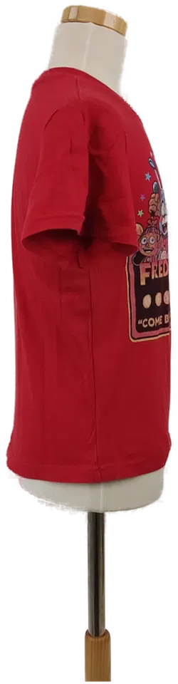 Fashion UK Kinderkurzarm T-Shirt rot - 7-8 Jahre - Bild 2