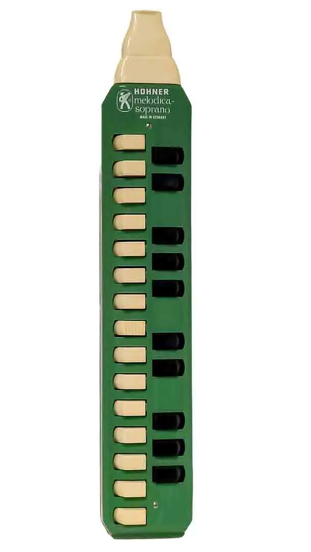 Hohner Melodica Soprano Vintage Musikinstrument Grün ca. 34 cm - Bild 4