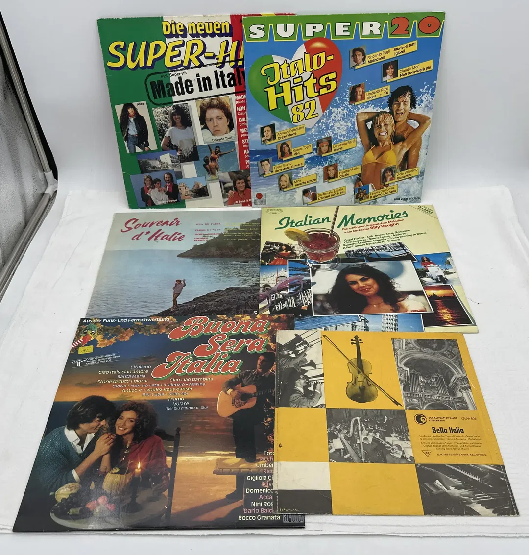 Langspielplatte - Italienische Hits - 6 Stück - Bild 1