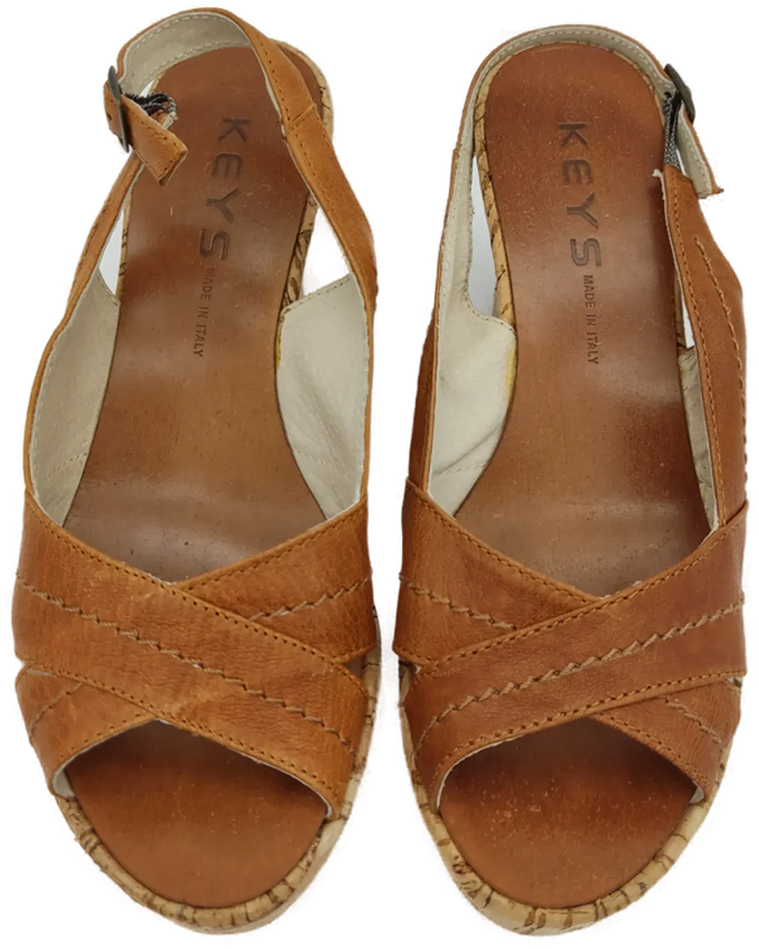 Keys Damenriemensandalen, braun, Größe: 37 - Bild 1