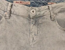 Amor, Trust & Truth Damen Hose blau/weiß gestreift - M/38 kurz - Bild 3