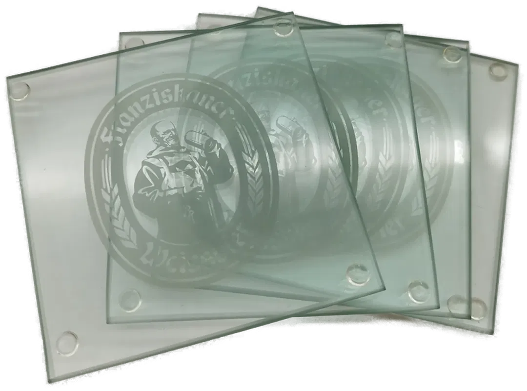 Franziskaner Weissbier Glas-Untersetzer - 4 Stück - Bild 1