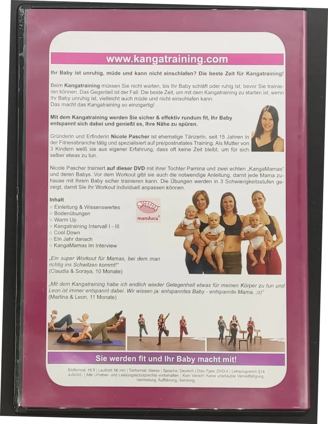 DVD "Kanga training" mit Nicole Pascher Workout/Fitness – Bild 3
