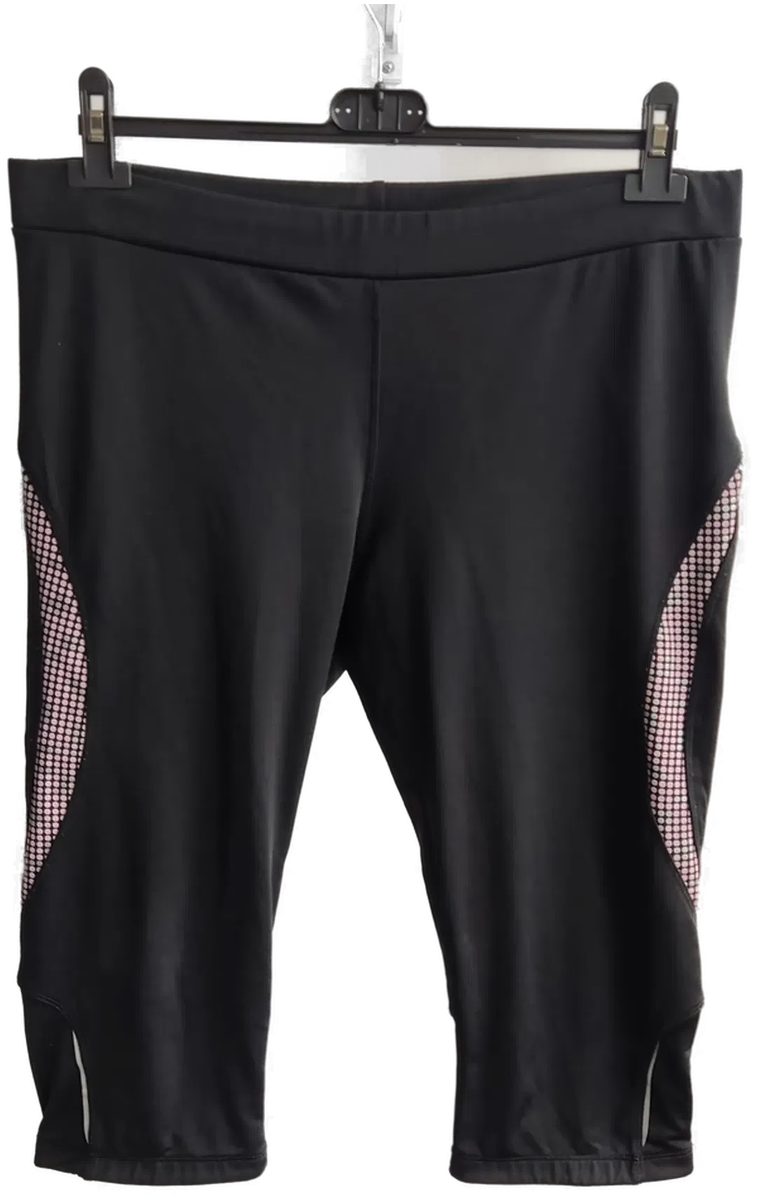 COOL RUNNING Damen Sporthose kurz schwarz gemustert - Gr. 44 - Bild 4