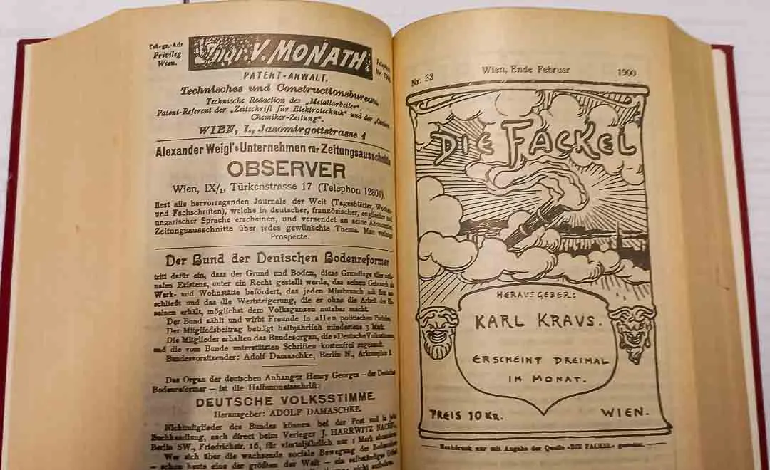 Buch Gesamtwerk Zeitgeschichte, Karl Kraus: die komplette Sammlung der legendären Zeitschrift "Die Fackel" – Bild 4