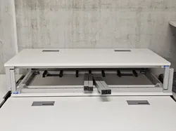 Steelcase Schreibtisch weiß/grau - 160 x 80 cm - Büromöbel  - Bild 3