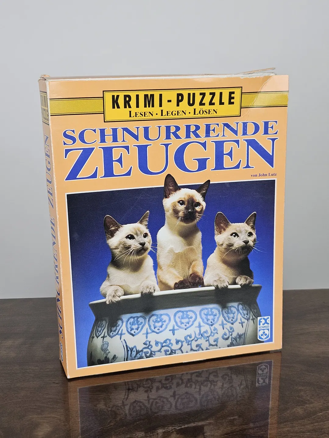 KRIMI PUZZLE - SCHNURRENDE ZEUGEN - FX SCHMID  - Bild 4