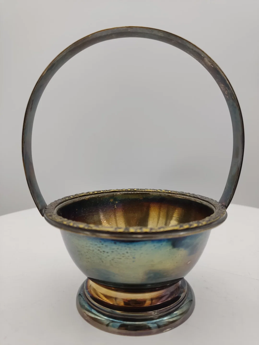 Metall-Henkelschale | Patina-Charme - Bild 4