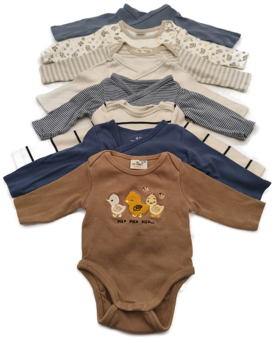 8 Stk. Langarmbody Baby, Gr. 50/56 – Bild 2