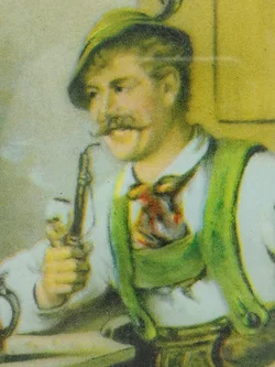 Altes Bild Landhausstil Holzrahmen Mit Patina | Leporello - Bild 4