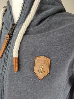 Naketano Herren Kapuzen Sweater Jacke L Baumwolle | Streetwear-Charme - Bild 4