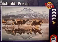 Schmidt Puzzle Wilde Pferde im Wasser 1000 Teile Neu & OVP - Bild 1