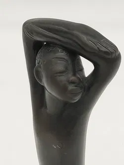 Vintage Kleine Keramikfigur Afrikaner - Bild 2