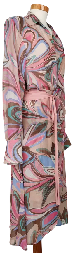 Maryley Damen Maxikleid, rosa - Gr. S  - Bild 3