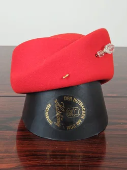 Hutkönig Regensburg Damen Wollhut, rot  - Bild 1
