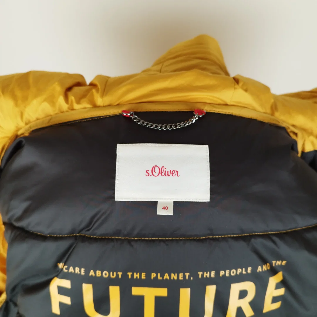 s.Oliver Steppjacke mit Kapuze, senfgelb, Gr. 40 – Bild 5