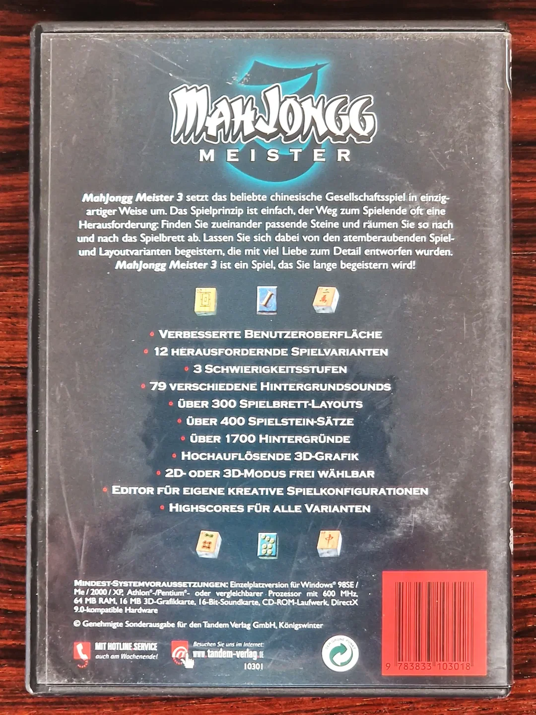 Mahjongg Meister 3 - 12 herausfordernde Varianten - PC-Spiel - CD-ROM – Bild 2