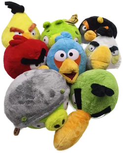 Set: 8 Plüschfiguren "Angry Birds 2" – Vorschau 1