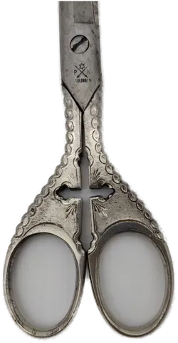 Antike Schere Solingen Kreuz 18 cm Vintage - Bild 5