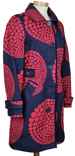Boden Damen Mantel, blau/pink - Gr.  S  - Bild 2