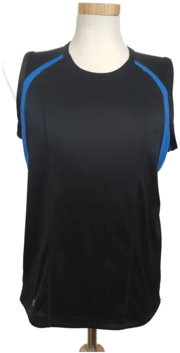 Adidas climacool Herren Tanktop blau/schwarz Gr. M - Bild 1