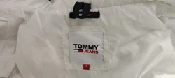 Tommy Jeans Damensteppjacke mit Kapuze in weiß, Größe S – Vorschau 5