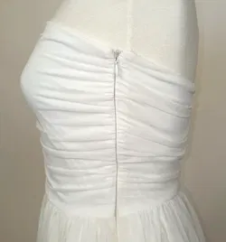 Zara Trafaluc Minikleid weiß Gr. XS - Bild 3