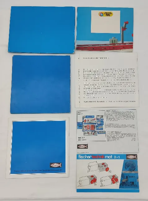 Fischer Technik - Vintage Konvolut Bauanleitungen - 32 Stück – Bild 3