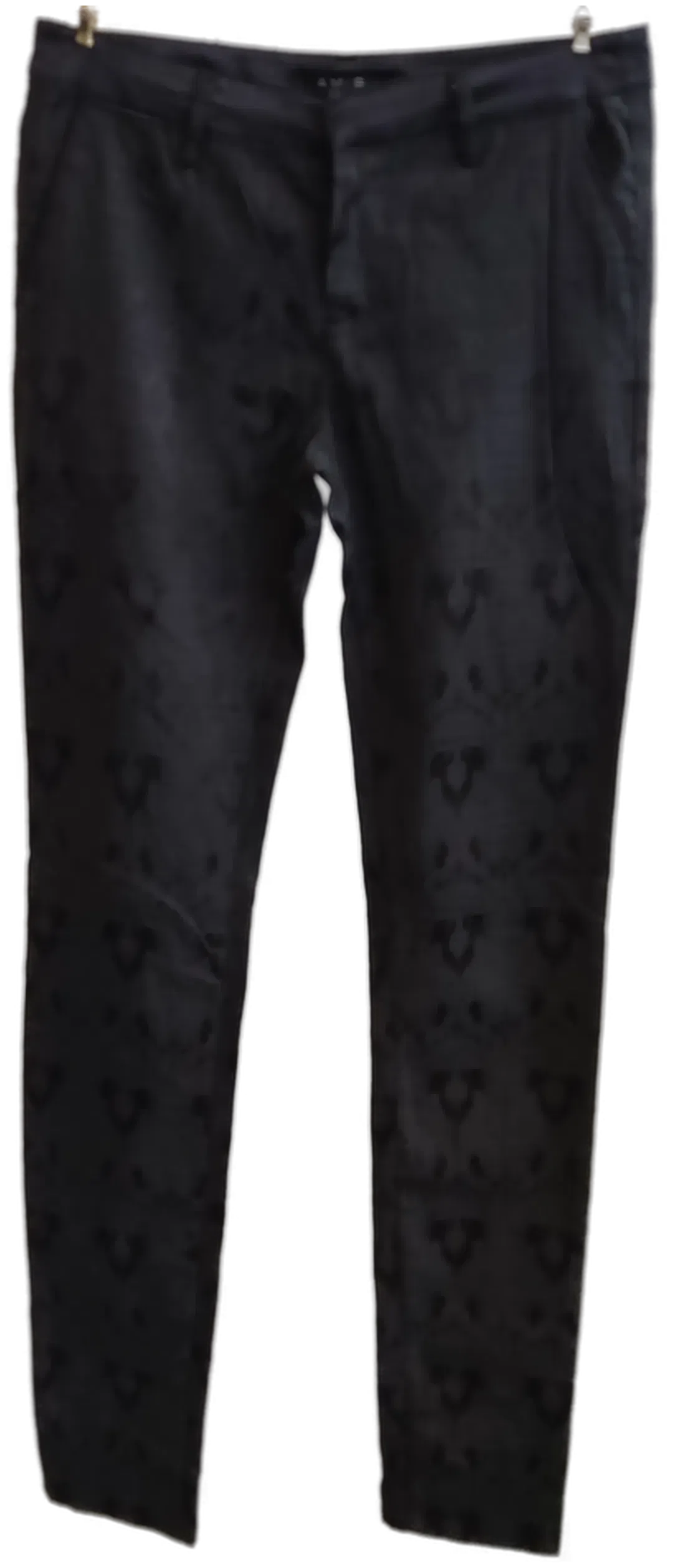 AMISU Damenhose gemustert schwarz - Gr. 32 - Bild 4