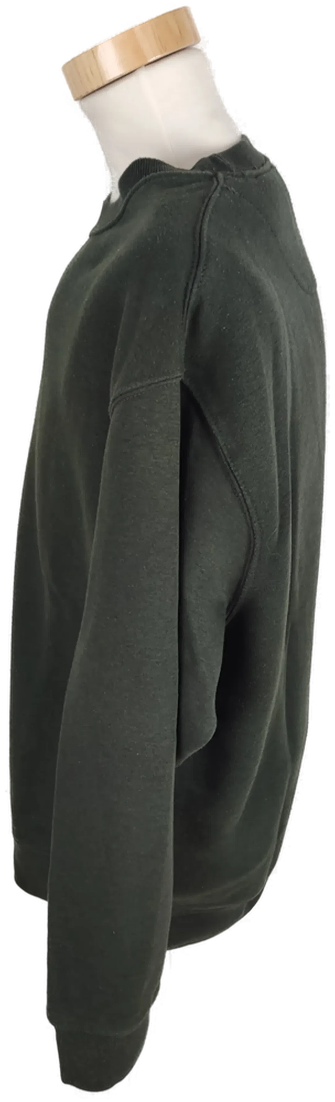 Pullover "Jack & Jones", langarm mit Rundhalsausschnitt, dunkelgrün, Größe M – Bild 2