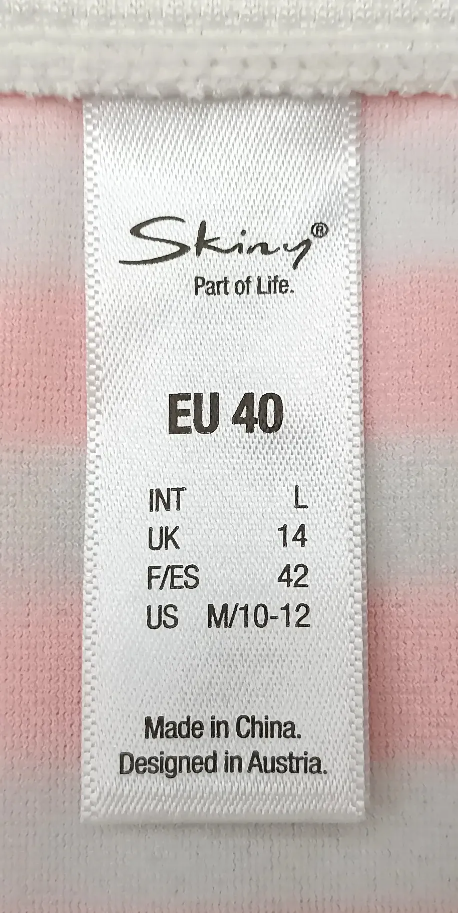 Skiny Triangel-Bikini neon pink/weiß gestreift Gr. 40 – Bild 5