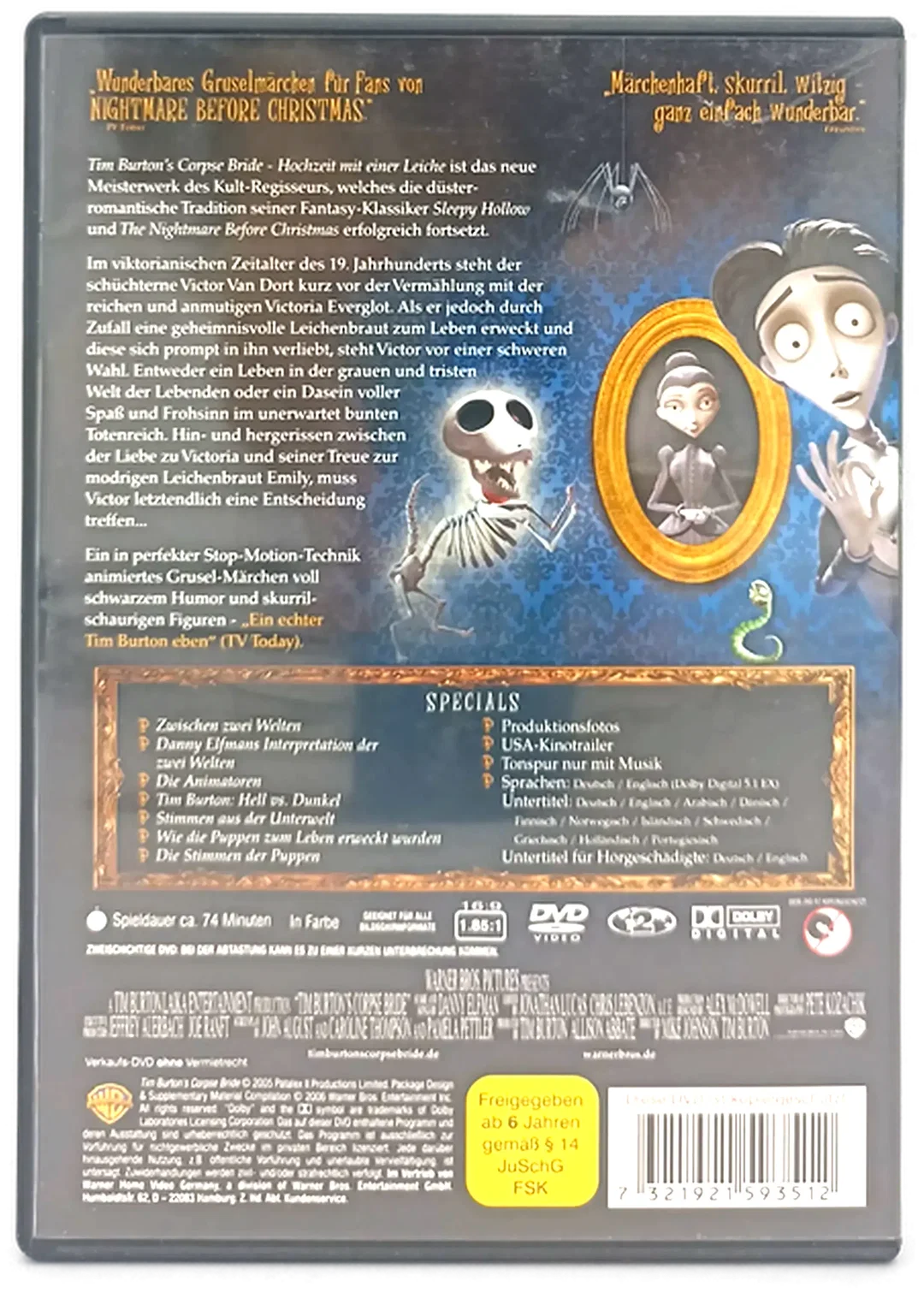 DVD "Corpse Bride – Hochzeit mit einer Leiche" – Bild 2