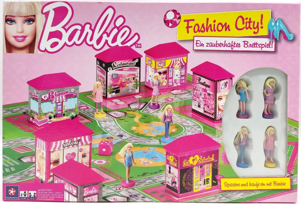 Barbie Fashion City - Gesellschaftsspiel - Winning Moves - Bild 1