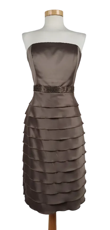 Mariposa Damen Bustierkleid taupe - Gr. M  - Bild 1