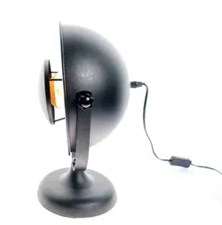 Retro Tischlampe Industrie-Stil schwarz/gold ca. 40cm - Bild 1