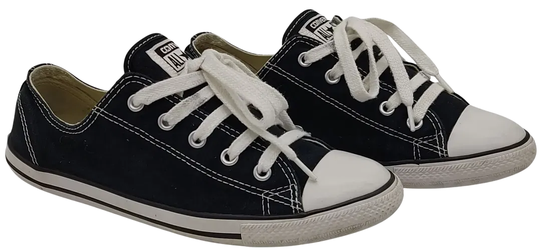 CONVERSE ALL STAR DAINTY Damen Sneaker, schwarz/weiß - Gr. EU 38 - Bild 4