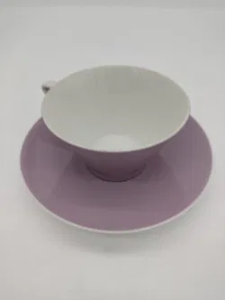 Lilien Porzellan Kaffeetasse DAISY 18 - lila - Bild 2