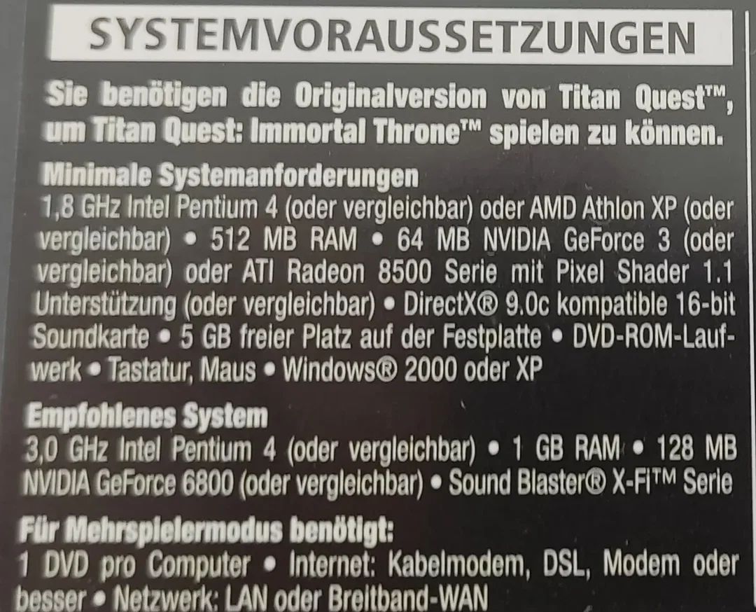 PC Game 3 DVD-ROM Gold Edition Titan Quest Deluxe Edition + Immortal Throne – Bild 4