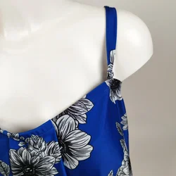 Long-Tankini-Oberteil, Gr. 50, Blumenmuster - Bild 4