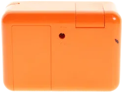 Kienzle portable Vintage Wecker – Reiseuhr Made in Germany – orange/schwarz - Bild 2