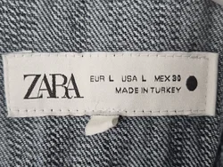 ZARA Damen Jeanstop, blau - Gr. L – Vorschau 3