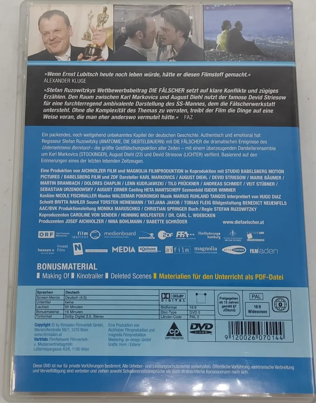 DVD "Die Fälscher" Ein Film von Stefan Ruzowizky – Bild 3