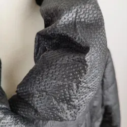 Alba Moda, Steppmantel mit weitem Stehkragen, schwarz, Gr. 46 - Bild 3