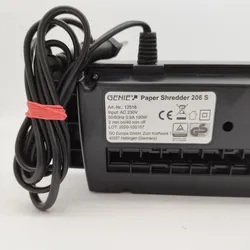 GENIE Aufsatz-Aktenvernichter mit Originalverpackung und Kabel - Bild 2