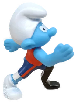 Schleich Peyo Schlümpfe Olympische Spiele - Para Leichtathletik Schlumpf - Bild 3