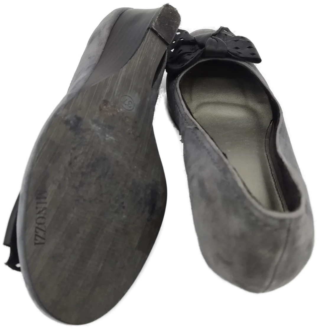 Minozzi Milano Damenschuhe blau, grau - Gr. 37 – Bild 4