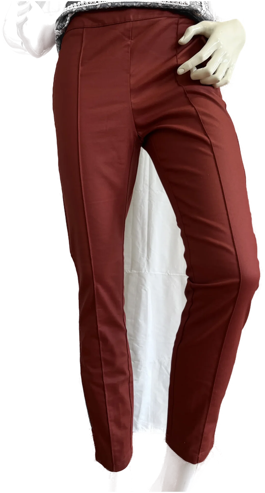 ESPRIT Damenhose in rostrot, Größe 36 – Bild 3
