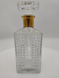 Glaskaraffe für Sprituosen, 0,7 L transparent, für stilvolle Aromen - Bild 2