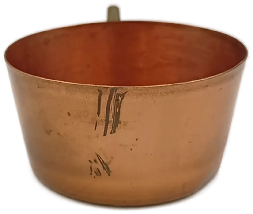 Vintage Kupfer-Tassen Set (6-teilig) – Bild 6
