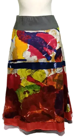Desigual Damen Rock mehrfarbig gemustert Gr. XL - Bild 2